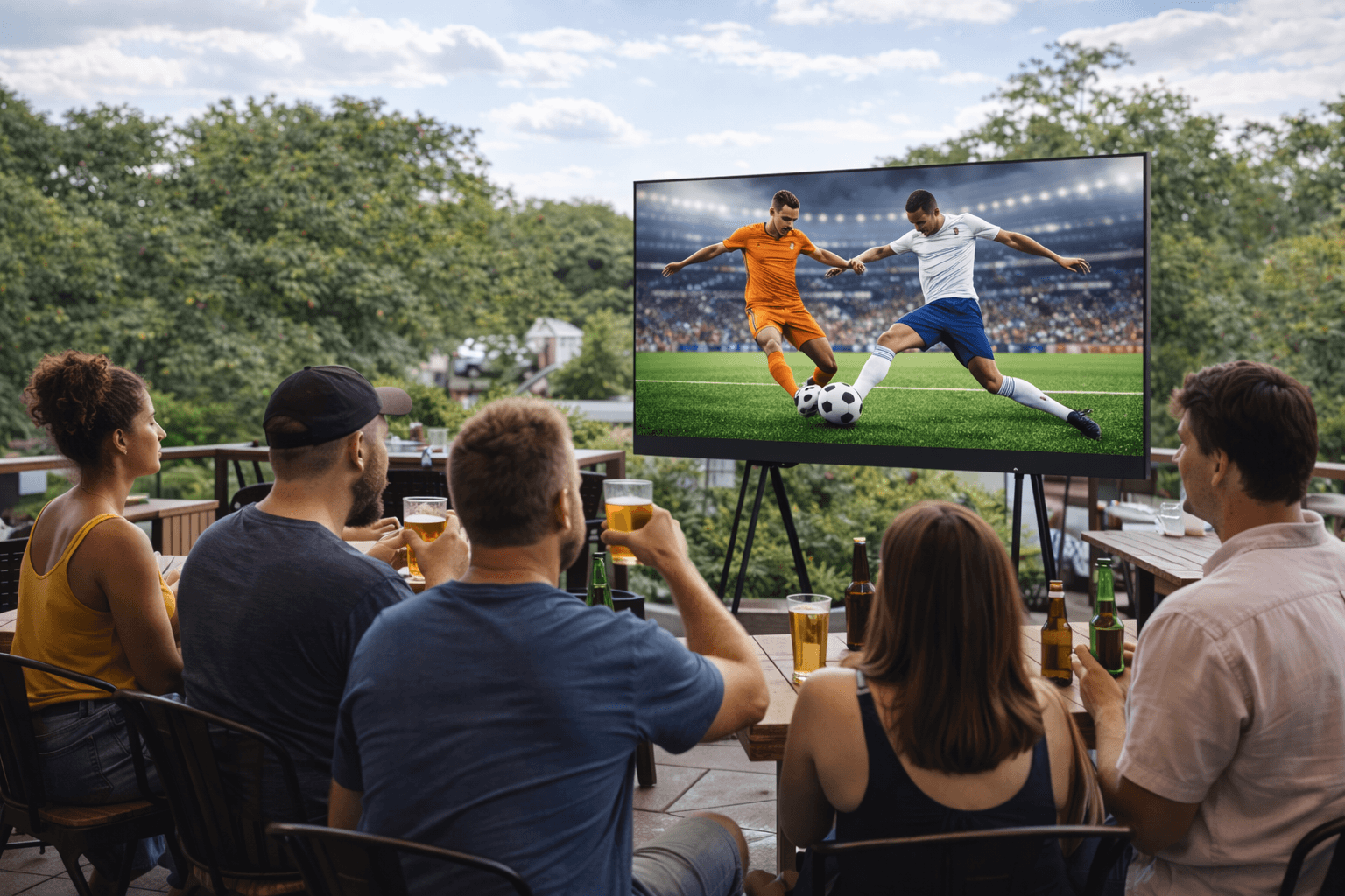 Outdoor LED TV large