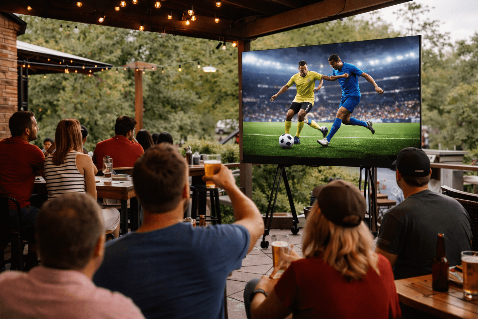 Outdoor LED TV display